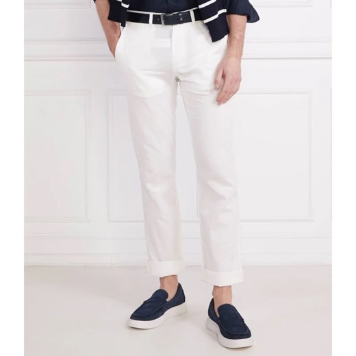 POLO RALPH LAUREN Lniane spodnie | Straight fit ze sklepu Gomez Fashion Store w kategorii Spodnie męskie - zdjęcie 164340637