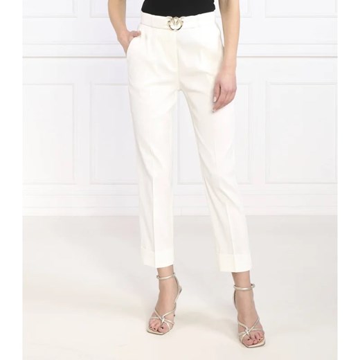 Pinko Lniane spodnie | Regular Fit ze sklepu Gomez Fashion Store w kategorii Spodnie damskie - zdjęcie 164340695