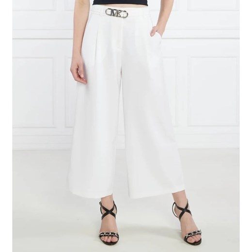 Michael Kors Spodnie WIDE LEG PANT | Straight fit Michael Kors 40 wyprzedaż Gomez Fashion Store