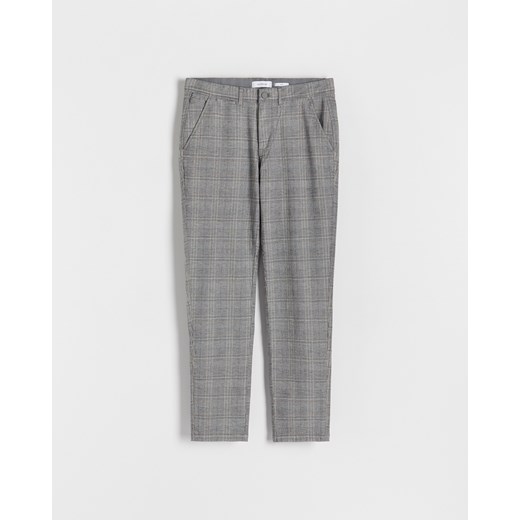 Reserved - Spodnie chino slim - jasnoszary Reserved XL Reserved