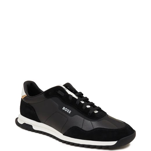 BOSS BLACK Skórzane sneakersy Zayn Lowp ltsd ze sklepu Gomez Fashion Store w kategorii Buty sportowe męskie - zdjęcie 164342185