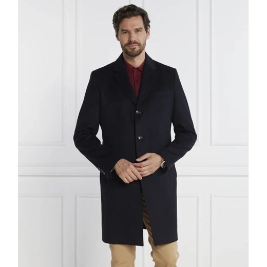 BOSS Wełniany płaszcz H Hyde | z dodatkiem kaszmiru 46 Gomez Fashion Store