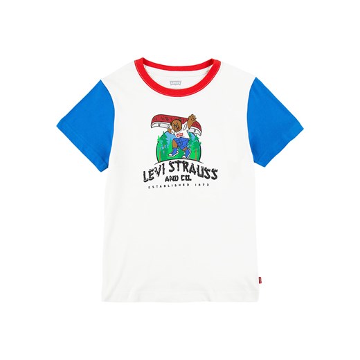 Levi&apos;s Kids Koszulka w kolorze białym ze sklepu Limango Polska w kategorii T-shirty chłopięce - zdjęcie 164348376