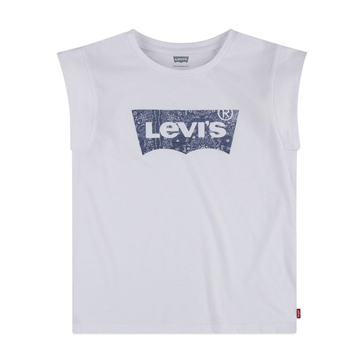 Levi&apos;s Kids Koszulka w kolorze białym ze sklepu Limango Polska w kategorii Bluzki dziewczęce - zdjęcie 164350415