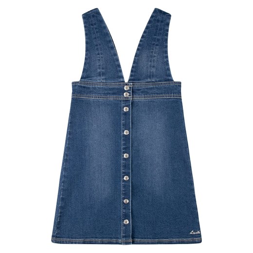 Levi&apos;s Kids Sukienka dżinsowa w kolorze niebieskim ze sklepu Limango Polska w kategorii Sukienki dziewczęce - zdjęcie 164350437
