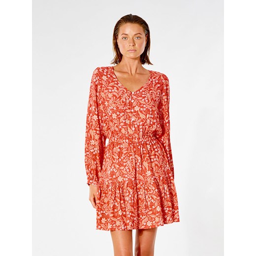 Rip Curl Sukienka w kolorze czerwonym ze sklepu Limango Polska w kategorii Sukienki - zdjęcie 164351185