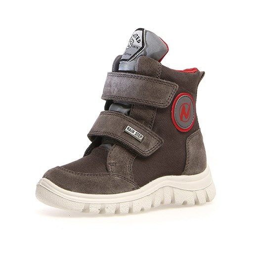 Naturino Skórzane botki "Gemi" w kolorze szarym - id: 14539848 - marki Naturino - 164353366 Naturino Skórzane botki "Gemi" w kolorze szarym ze sklepu Limango Polska w kategorii Buty zimowe dziecięce - zdjęcie 164353366