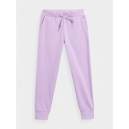 4F Spodnie dresowe w kolorze fioletowym ze sklepu Limango Polska w kategorii Spodnie dziewczęce - zdjęcie 164354389