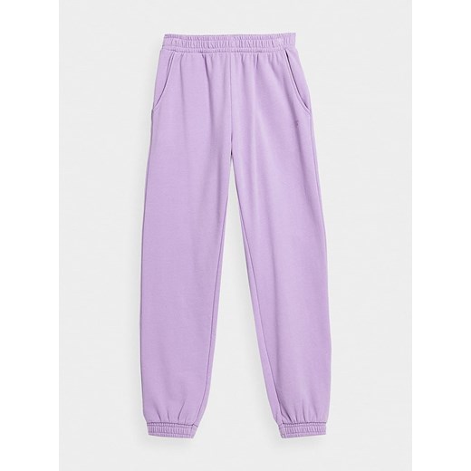 4F Spodnie dresowe w kolorze fioletowym ze sklepu Limango Polska w kategorii Spodnie dziewczęce - zdjęcie 164354395