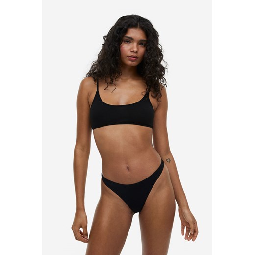 H & M - Bawełniane figi thong 10-pak - Czarny H & M M H&M