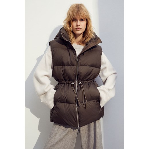 H & M - Puchowa kamizelka puffer - Zielony H & M uniwersalny H&M