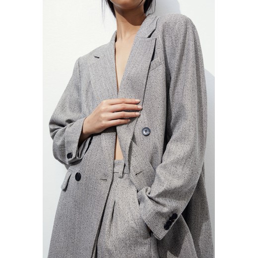 H & M - Dwurzędowa marynarka - Beżowy H & M XL H&M