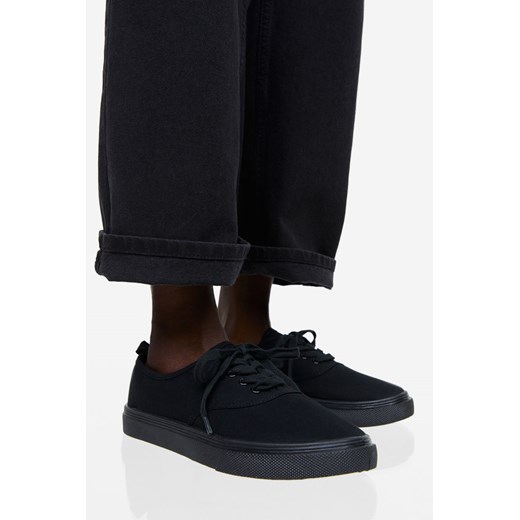 H & M - Płócienne buty sportowe - Czarny H & M 35 H&M