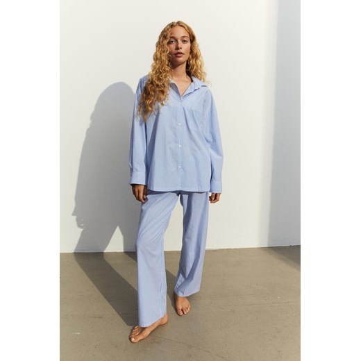 H & M - MAMA Bawełniana piżama Before & After - Niebieski H & M S H&M