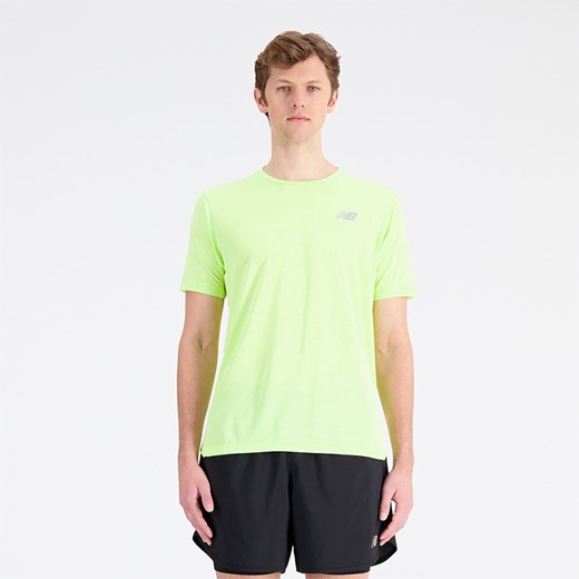 Koszulka męska New Balance MT21262TWY – zielone ze sklepu New Balance Poland w kategorii T-shirty męskie - zdjęcie 164367617