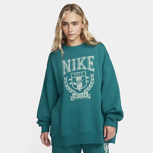 Bluza damska zielona Nike długa 