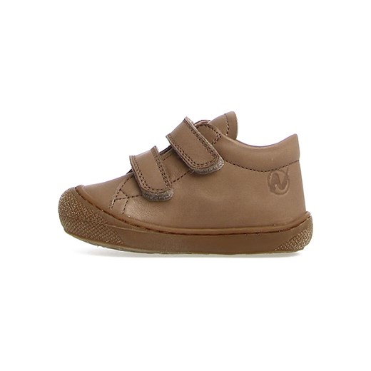 Naturino Skórzane sneakersy &quot;Coco&quot; w kolorze szarobrązowym ze sklepu Limango Polska w kategorii Półbuty dziecięce - zdjęcie 164370935