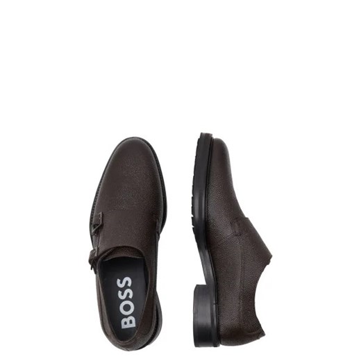 BOSS BLACK Skórzane monki Larry-L 43 promocyjna cena Gomez Fashion Store