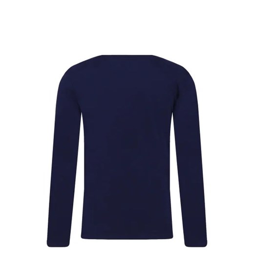 Granatowa bluzka dziewczęca Polo Ralph Lauren z nadrukami