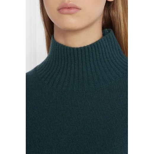 Sukienka Pepe Jeans wełniana casual midi prosta z długimi rękawami