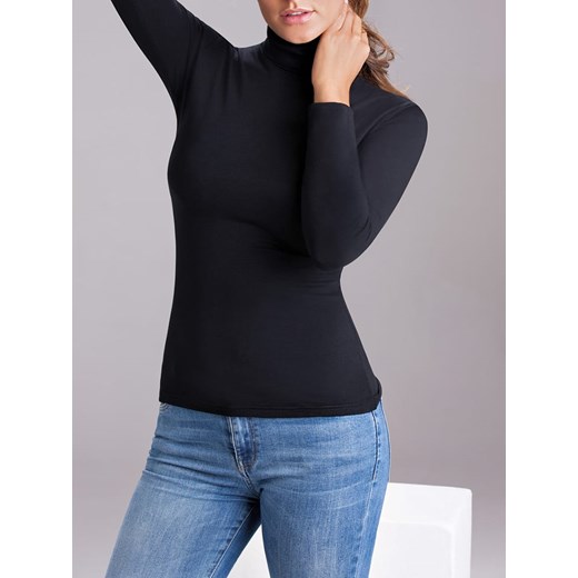 COTONELLA Koszulka w kolorze czarnym ze sklepu Limango Polska w kategorii Bluzki damskie - zdjęcie 164376835