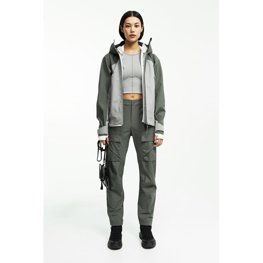 H & M - Przeciwdeszczowe spodnie outdoorowe - Zielony H & M uniwersalny H&M
