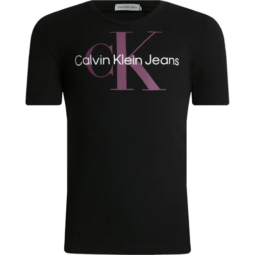 CALVIN KLEIN JEANS T-shirt | Regular Fit ze sklepu Gomez Fashion Store w kategorii Bluzki dziewczęce - zdjęcie 164404756