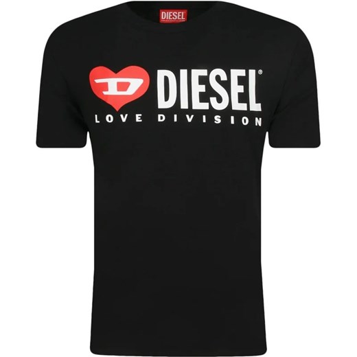 Diesel T-shirt | Regular Fit ze sklepu Gomez Fashion Store w kategorii Bluzki dziewczęce - zdjęcie 164404778