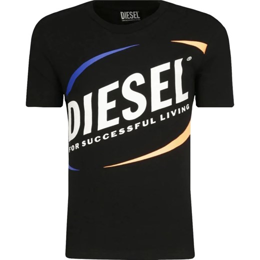 Diesel T-shirt | Regular Fit ze sklepu Gomez Fashion Store w kategorii Bluzki dziewczęce - zdjęcie 164404785