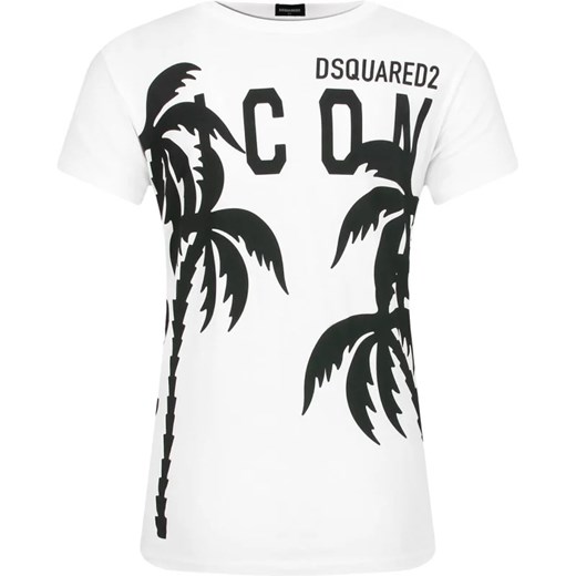 Dsquared2 T-shirt | Regular Fit ze sklepu Gomez Fashion Store w kategorii Bluzki dziewczęce - zdjęcie 164404848