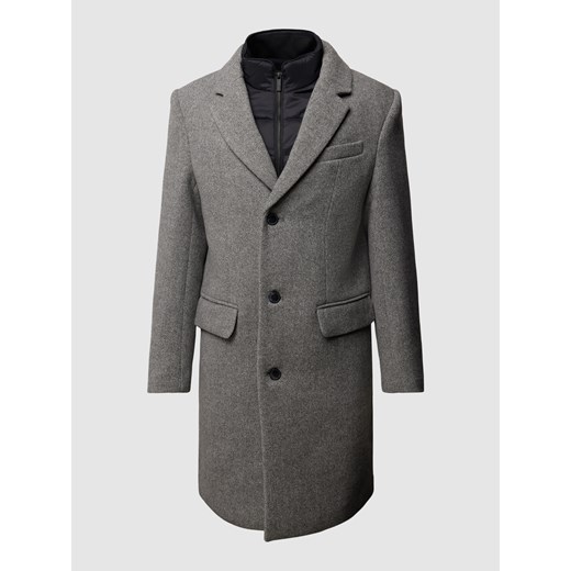 Krótki płaszcz z efektem dwóch warstw model ‘JOSEPH’ Selected Homme XL wyprzedaż Peek&Cloppenburg 