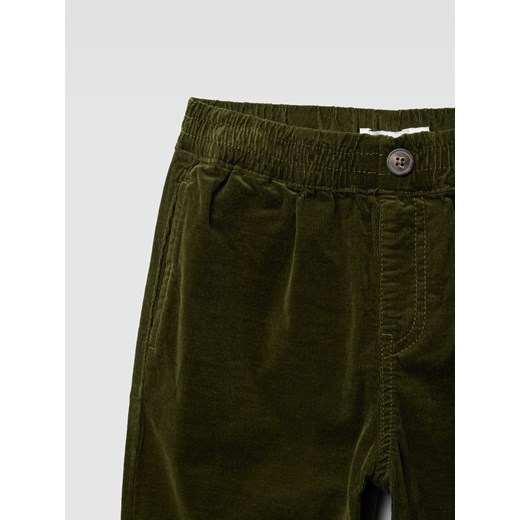 Spodnie materiałowe z drobnego sztruksu z elastycznym pasem model ‘BEN’ Name It 110 promocja Peek&Cloppenburg 