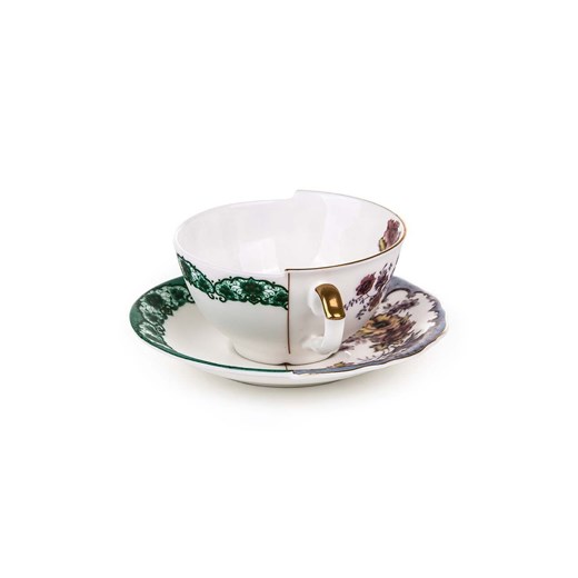 Seletti filiżanka ze spodkiem Isidora ze sklepu ANSWEAR.com w kategorii Filiżanki - zdjęcie 164414295