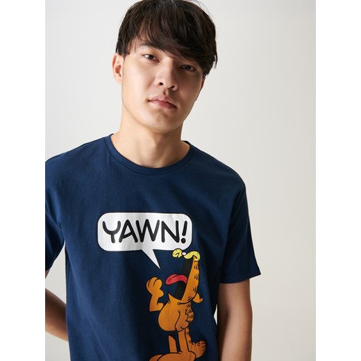 Sinsay - Piżama Garfield - granatowy Sinsay M Sinsay wyprzedaż