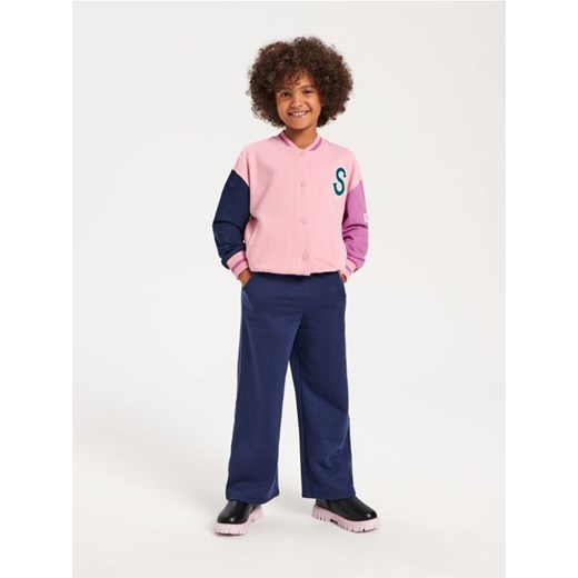 Sinsay - Spodnie dresowe - granatowy ze sklepu Sinsay w kategorii Spodnie dziewczęce - zdjęcie 164416358
