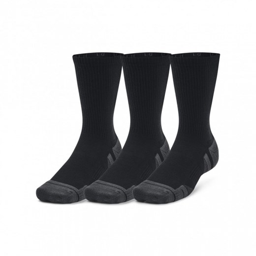 Skarpetki treningowe uniseks (3-pack) Under Armour UA Performance Tech Crew - czarne ze sklepu Sportstylestory.com w kategorii Skarpetki damskie - zdjęcie 164419826