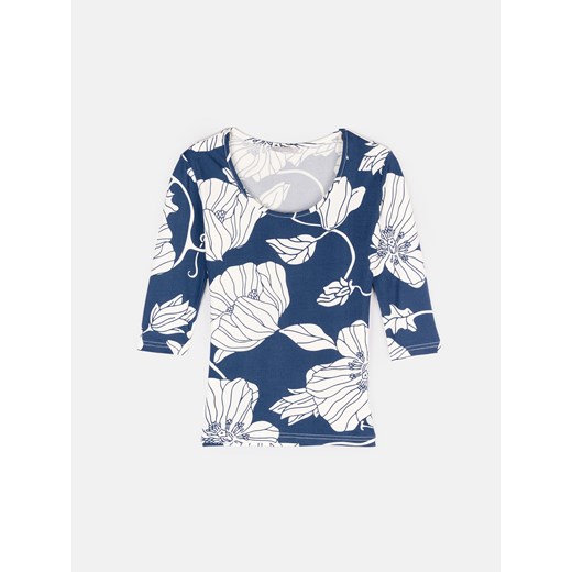 GATE T-shirt damski z rękawem 3/4 34 ze sklepu gateshop w kategorii Bluzki damskie - zdjęcie 164421625