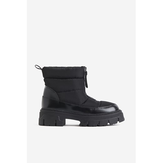 H & M - Ocieplane watowane botki - Czarny H & M 41 H&M