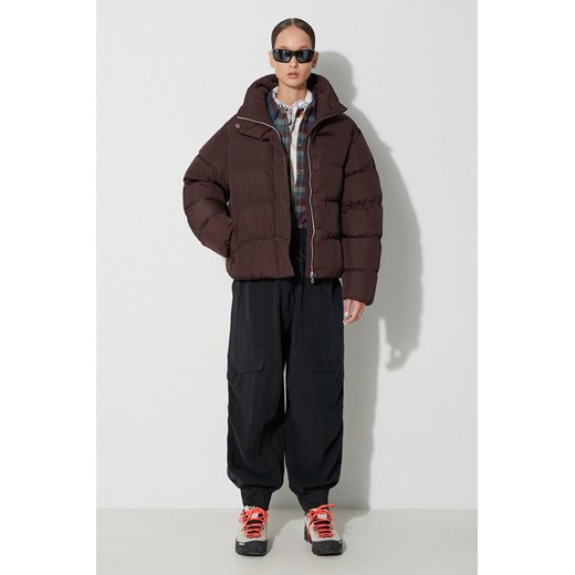 adidas Originals kurtka damska kolor brązowy zimowa XS ANSWEAR.com