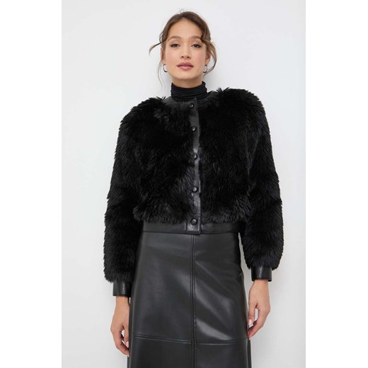 Twinset kurtka damska kolor czarny przejściowa Twinset 38 ANSWEAR.com