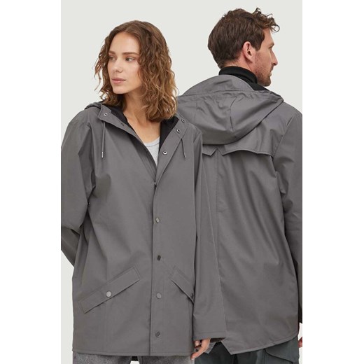 Rains kurtka przeciwdeszczowa 12010 Jackets kolor szary przejściowa ze sklepu ANSWEAR.com w kategorii Kurtki męskie - zdjęcie 164426968