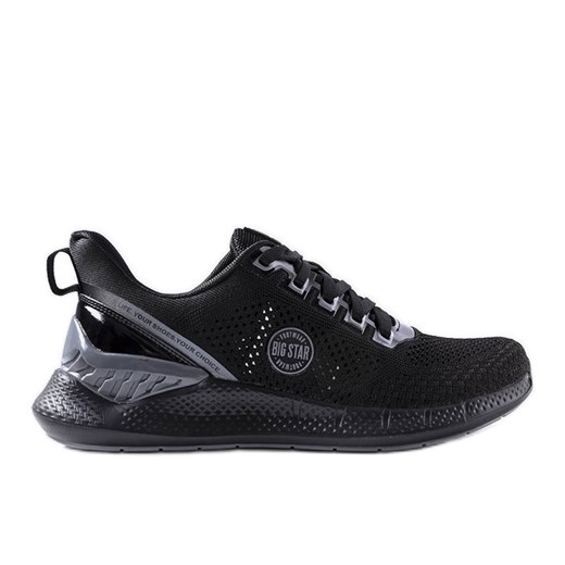 Czarne obuwie sportowe Big Star LL174103 ze sklepu ButyModne.pl w kategorii Buty sportowe męskie - zdjęcie 164429365