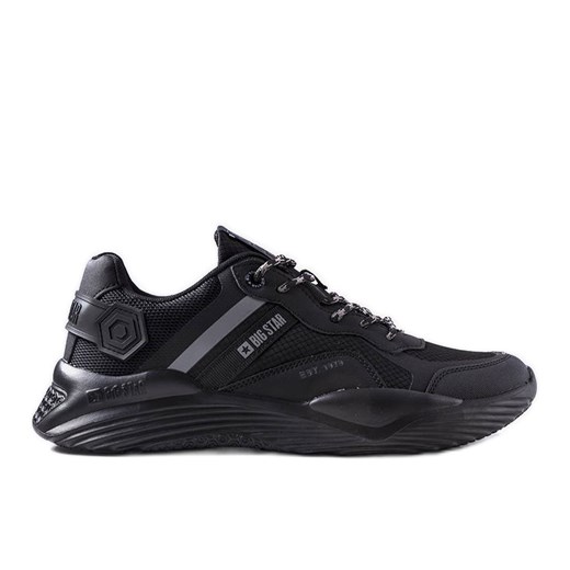 Czarne obuwie sportowe Big Star LL174150 ze sklepu ButyModne.pl w kategorii Buty sportowe męskie - zdjęcie 164429368