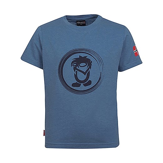 Trollkids Koszulka funkcyjna &quot;Trollfjord&quot; w kolorze niebieskoszarym ze sklepu Limango Polska w kategorii T-shirty chłopięce - zdjęcie 164431436