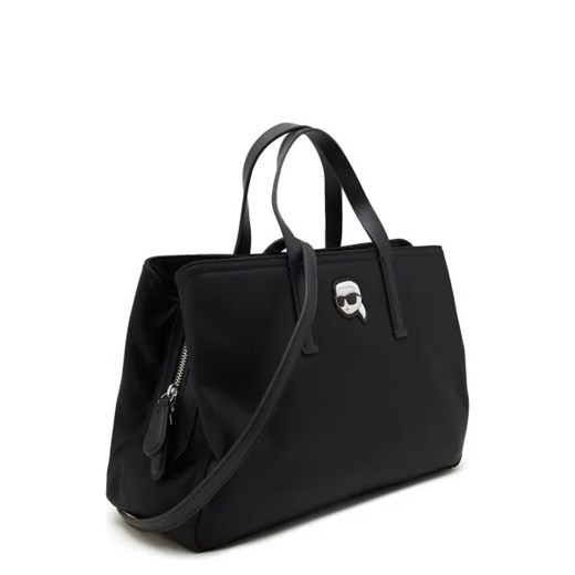 Shopper bag Karl Lagerfeld czarna na ramię