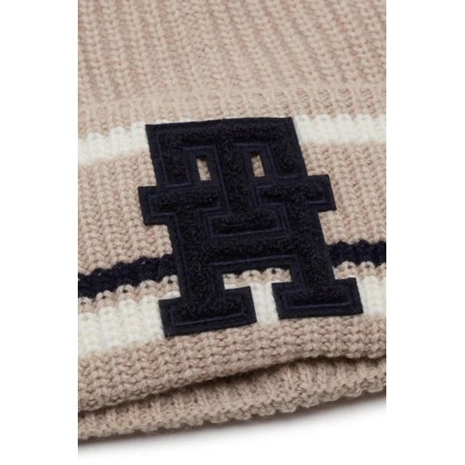 Czapka zimowa męska beżowa Tommy Hilfiger 