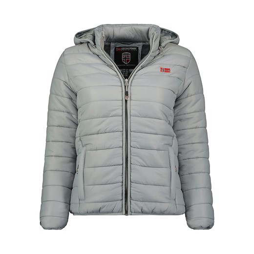 Geographical Norway Kurtka pikowana &quot;Atika&quot; w kolorze jasnoszarym Geographical Norway 140 promocja Limango Polska