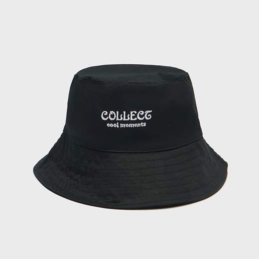 Czarny kapelusz bucket hat z haftem - Czarny House M okazyjna cena House
