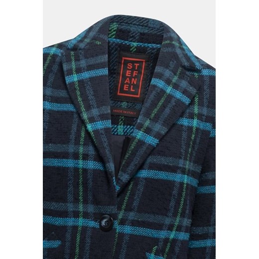 STEFANEL Płaszcz - Niebieski ciemny - Kobieta - 40 EUR(L) Stefanel 38 EUR(M) promocyjna cena Halfprice