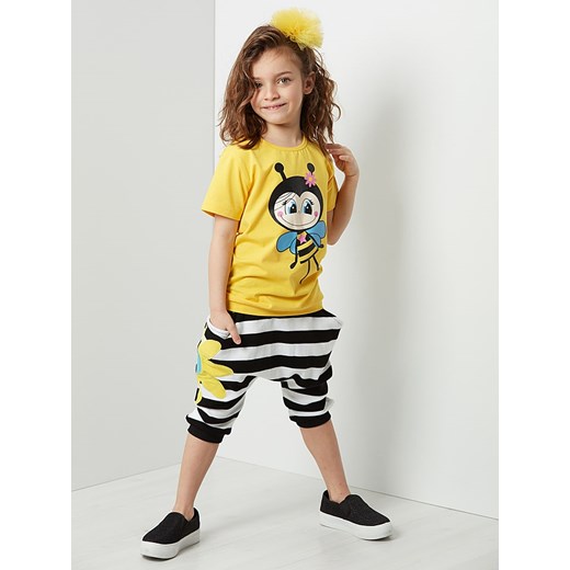 Denokids 2-częściowy zestaw &quot;Bee Maya&quot; w kolorze żółto-czarno-białym Denokids 98 promocyjna cena Limango Polska